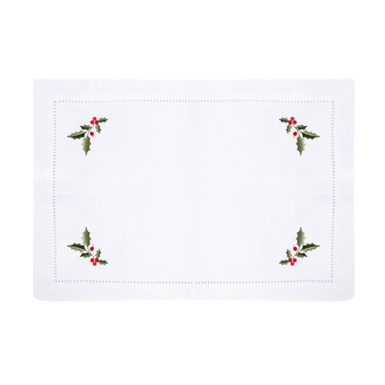 Imagem LUGAR AMERICANO AZEVINHO BRANCO 35X50CM - CROMUS