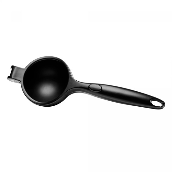 Imagem ESPREMEDOR DE LIMÃO COM CABO ANTIDERRAPANTE CHEF PRO 22CM PRETO LIGA DE ZINCO - WOLFF
