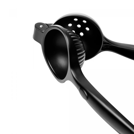 Imagem ESPREMEDOR DE LIMÃO COM CABO ANTIDERRAPANTE CHEF PRO 22CM PRETO LIGA DE ZINCO - WOLFF