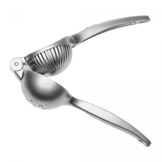 Imagem ESPREMEDOR DE LIMÃO COM CABO ANTIDERRAPANTE CHEF PRO 22CM LIGA DE ZINCO - WOLFF
