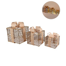 Imagem de CONJUNTO 3 CAIXAS PRESENTE COM LAÇO E LED - GRILLO - Grillo Ltda