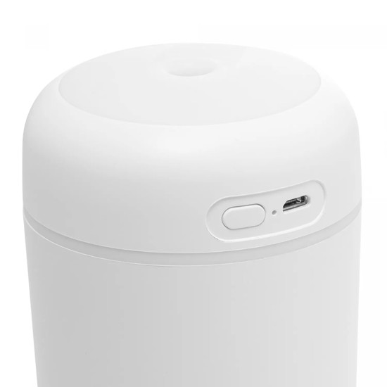 Imagem UMIDIFICADOR DE AR PORTÁTIL DE PLÁSTICO COM ENTRADA USB E LUZ LED NOTURNA 300ML - WOLFF