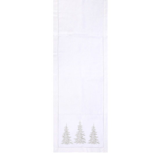 Imagem CAMINHO DE MESA NATALINO BRANCO 180X40CM - CROMUS