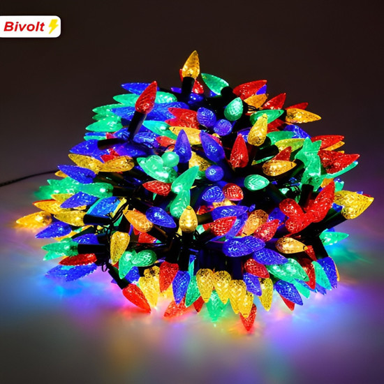 Imagem CORDÃO DECORATIVO 500 LEDS BIVOLT COLORIDO 20M - GRILLO