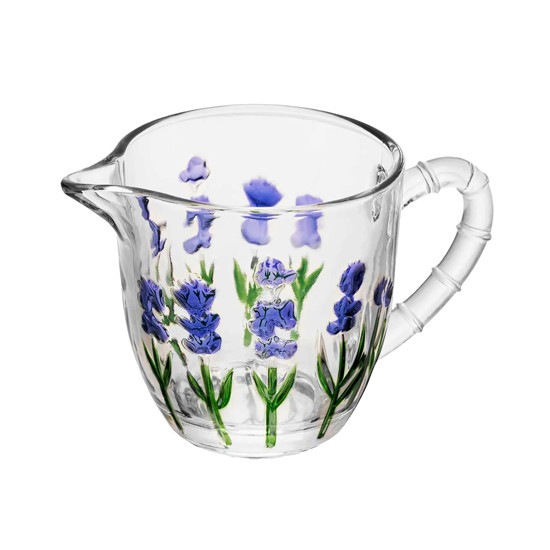 Imagem LEITEIRA LAVANDA HAND PAINTING 240ML CRISTAL - LYOR