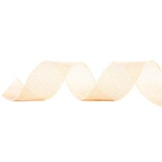 Imagem de FITA ARAMADA DECORATIVA EM POLIÉSTER OURO CLARO 6,3CM X 9,14M - CROMUS - Cromus Embalagens Ind E Com Ltda