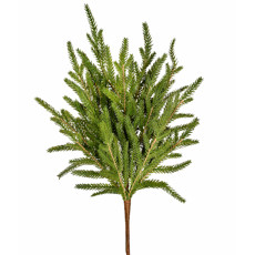 Imagem de HASTE DECORATIVA DE PINHEIRO VERDE EM PLÁSTICO MOLDÁVEL 46CM - GRILLO - Grillo Ltda