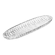 Imagem de TRAVESSA QUADRIX EM VIDRO 2,5X30X10,5CM - LYOR - Coliseu Presentes Ltda