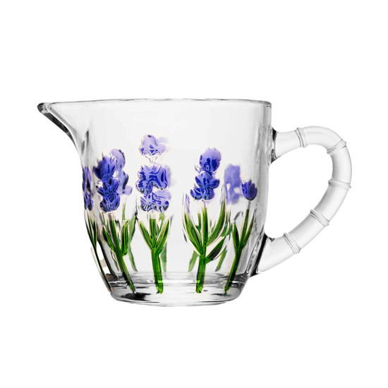 Imagem LEITEIRA LAVANDA HAND PAINTING 240ML CRISTAL - LYOR