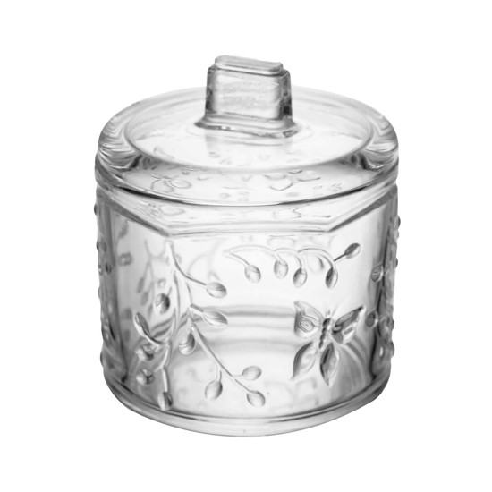 Imagem POTICHE NEW BUTTERFLY EM CRISTAL ECOLÓGICO 8,5X10CM - LYOR