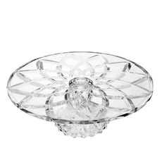 Imagem de PRATO PARA BOLO COM PÉ DELI DIAMOND 9,5X30CM - LYOR - Coliseu Presentes Ltda