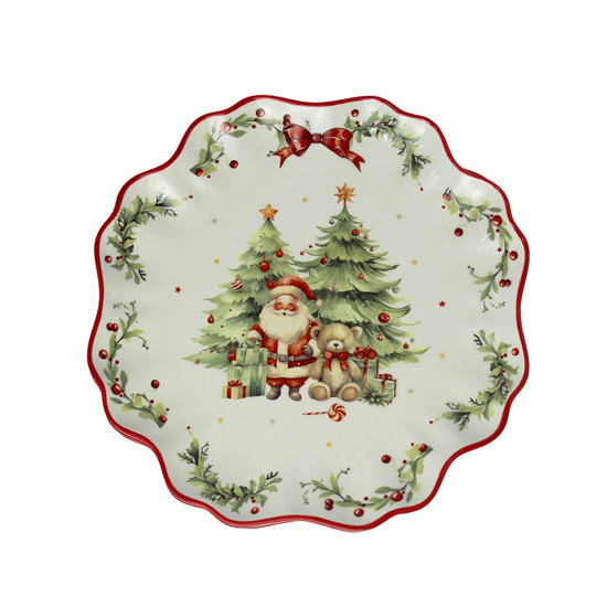 Imagem CONJUNTO 4 XÍCARAS NATALINAS COM PIRES EM PORCELANA - CROSS