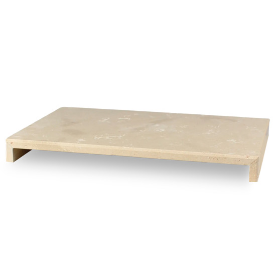 Imagem BANDEJA RETANGULAR DECORATIVA DE MÁRMORE BEGE 3X34,5X25CM - CROSS