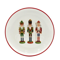 Imagem de PRATO QUEBRA-NOZES PARA SOBREMESA EM CERÂMICA 21,5CM - TOKDACASA - Cromus Embalagens Ind E Com Ltda