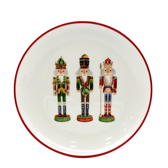 Imagem PRATO QUEBRA-NOZES PARA SOBREMESA EM CERÂMICA 21,5CM - TOKDACASA