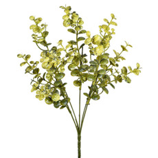 Imagem de BUQUÊ DE FOLHAS VERDES OUTONADAS DECORATIVAS DE PLÁSTICO 30X13CM - GRILLO - Grillo Ltda