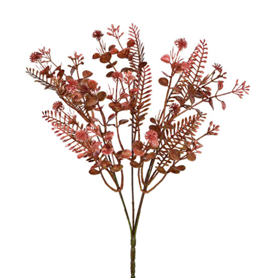 Imagem HASTE DE FOLHAS OUTONADAS DE PLÁSTICO 30X15CM - GRILLO