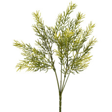 Imagem de HASTE DE FOLHAS VERDES OUTONADAS DE PLÁSTICO 33X10CM - GRILLO - Grillo Ltda