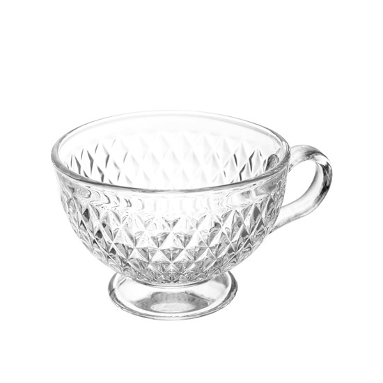 Imagem XÍCARA DE CAFÉ SPIKES 80ML DE CRISTAL 4,5X9X7CM - WOLFF