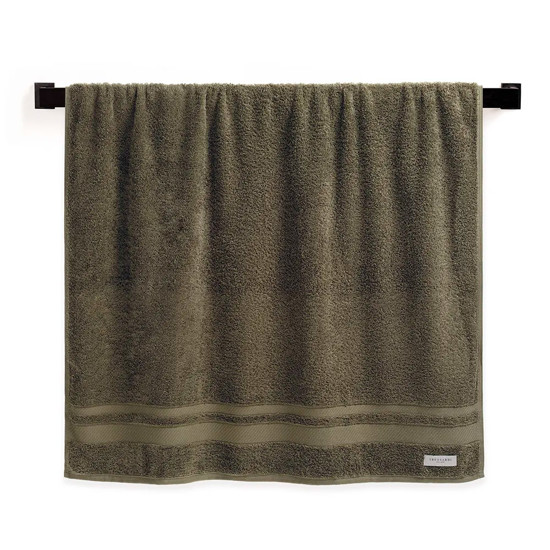 Imagem TOALHA BANHÃO 100% ALGODÃO LORENZI OLIVA 150X86CM - TRUSSARDI