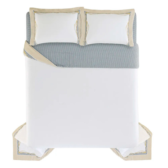 Imagem JOGO DE COLCHA CASAL 300 FIOS 100% ALGODÃO EGÍPCIO GALIZZI - TRUSSARDI