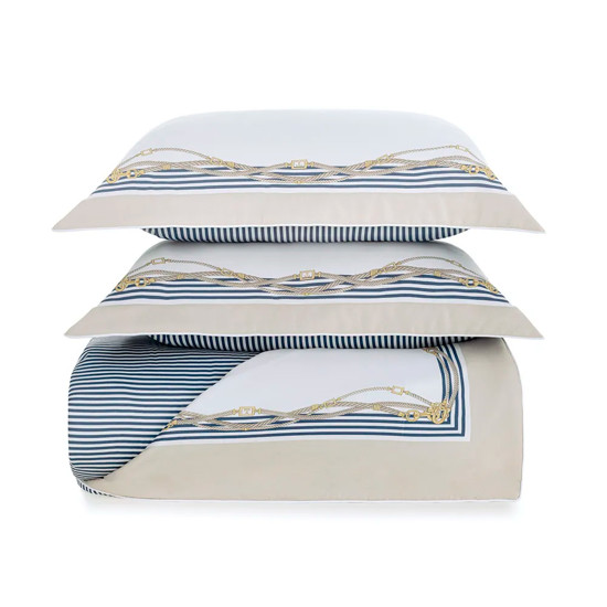 Imagem JOGO DE COLCHA QUEEN 300 FIOS 100% ALGODÃO EGÍPCIO GALIZZI - TRUSSARDI