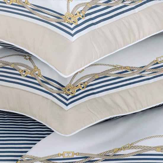 Imagem JOGO DE COLCHA CASAL 300 FIOS 100% ALGODÃO EGÍPCIO GALIZZI - TRUSSARDI