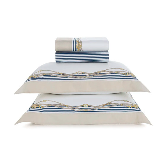 Imagem JOGO DE CAMA CASAL 300 FIOS 100% ALGODÃO EGÍPCIO GALIZZI - TRUSSARDI