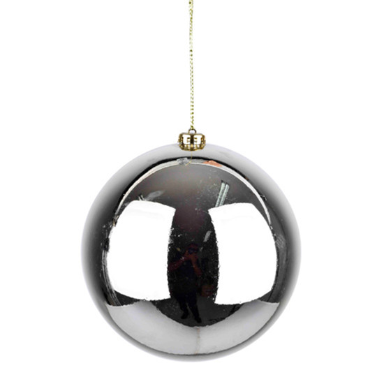 Imagem BOLA NATALINA CHAMPAGNE METALIZADA DE PLÁSTICO 20CM - GRILLO