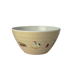 Imagem de BOWL NATALINO DE MELAMINA 7,5X15X15CM - GRILLO - Grillo Ltda