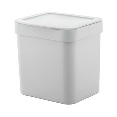 Imagem de LIXEIRA BRANCA PARA PIA DA COZINHA 4,7L LINHA TRIUM 20,5X20,3X16,8CM - OU - Martiplast Industria E Comercio De Plast