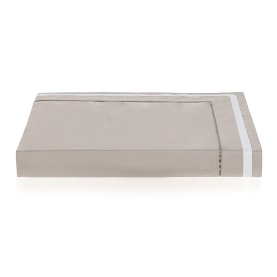 Imagem DUVET KING 300 FIOS DE AÇGODÃO VALVERDE BRANCO/MARMO - TRUSSARDI