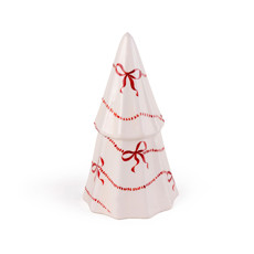 Imagem de ÁRVORE DE NATAL FRIZADA LAÇOS CHARLOTTE CEREJA DE CERÂMICA - CERÂMICA LUIZ SALVADOR - São Lourenco Comercio E Decoracao Eireli