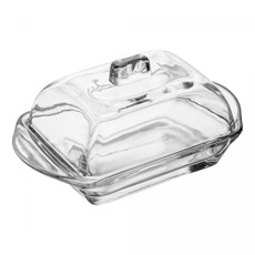 Imagem de MANTEIGUEIRA PETIT SEUL DE CRISTAL 5,5X12X7CM - LYOR - Coliseu Presentes Ltda