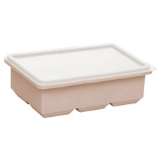 Imagem de FORMA BEGE DE SILICONE PARA GELO 6 CUBOS 5,5X16,5X13CM - LYOR - Coliseu Presentes Ltda