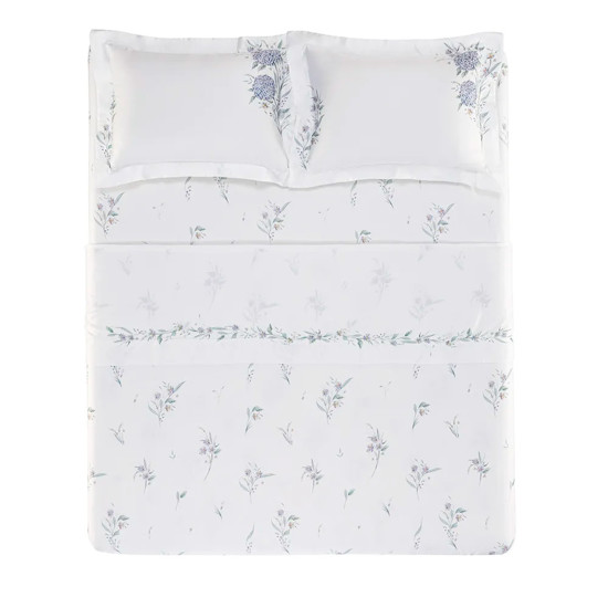 Imagem JOGO DE CAMA KING 300 FIOS DE ALGODÃO BAMBU ORTENSIE - TRUSSARDI