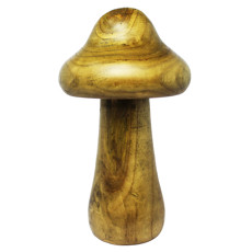Imagem de COGUMELO DECORATIVO DE MADERIA 28X16X16CM - LUCATTI - Lucatti Artes E Decoracoes Ltda