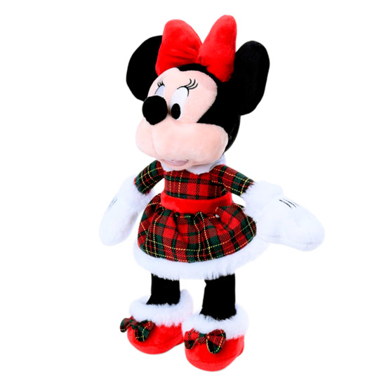Imagem MINNIE PELÚCIA NATALINA DE POLIÉSTER 35X20X12CM - CROMUS