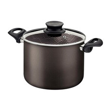 Imagem de CALDEIRÃO PARIS ANTIADERENTE STARFLON MAX CHUMBO COM TAMPA DE VIDRO - TRAMONTINA - Tramontina Nordeste S A