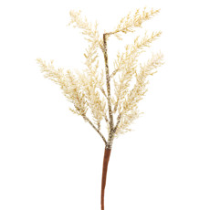 Imagem de GALHO DECORATIVO DE PLÁSTICO DOURADO COM GLITTER 50CM - TOKDACASA - Cromus Embalagens Ind E Com Ltda