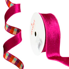 Imagem de FITA NATALINA LILÁS 3,8CM X 9,14 METROS - DINATALE - Dinatale Import Ltda