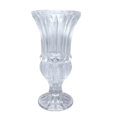 Imagem de VASO DECORATIVO DE VIDRO COM PÉ 24X12X12CM - DELISOGA - Dayhome Comercial Ltda