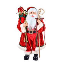 Imagem de PAPAI NOEL DECORATIVO DE RESINA 60CM - GRILLO - Grillo Ltda