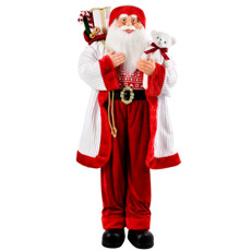 Imagem de PAPAI NOEL DECORATIVO VERMELHO E BRANCO 120CM - GRILLO - Grillo Ltda