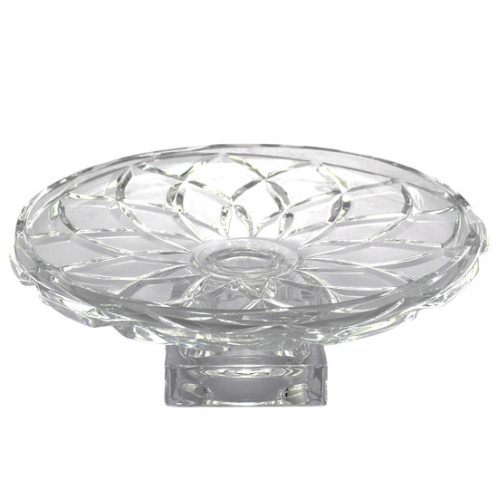 Imagem CENTRO DE MESA DECORATIVO DE VIDRO 12X31X31CM - ADELY CRYSTAL