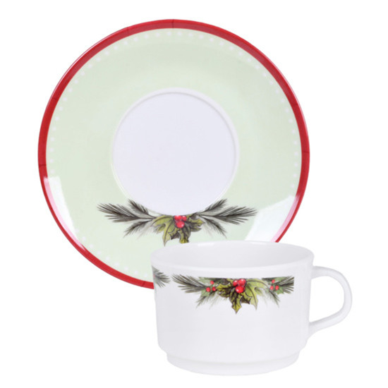 Imagem XÍCARA E PIRES DE MALAMINA 10X13X8CM - GRILLO