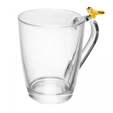 Imagem de CANECA GOLDEN BIRD 300ML CRISTAL 10X12X8CM - WOLFF - Rojemac Impotacao E Exportacao Ltda