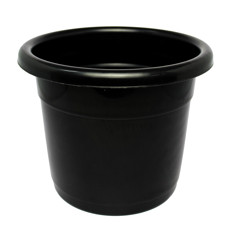 Imagem de VASO PRETO DE POLIPROPILENO PARA PLANTA 18X22X22CM - ATACAPLAST - Atacaplast Comercio E Distribuidora Ltda