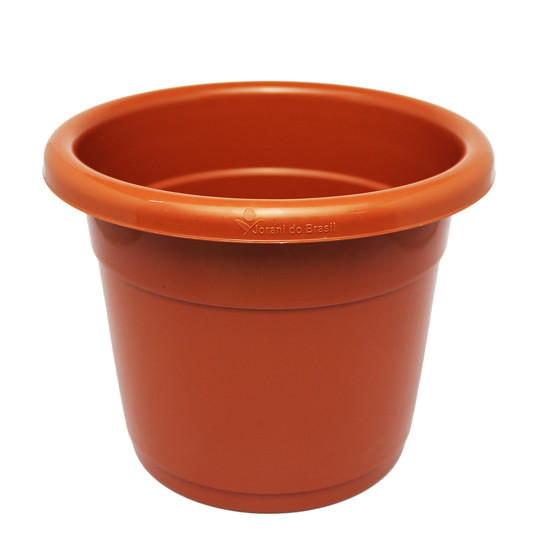 Imagem VASO TERRACOTA TRAVERTINO DE POLIPROPILENO PARA PLANTA 18X22X22CM - ATACAPLAST