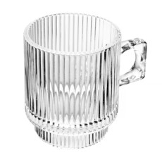 Imagem de CANECA LINES 145ML DE CRISTAL 8X13X6CM - WOLFF - Rojemac Impotacao E Exportacao Ltda